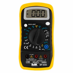 BORK MULTIMETRO DIGITAL ALARMA DE CONTINUIDAD MEDIDOR DE FRECUENCIA
