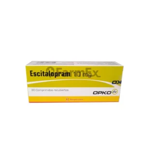 Escitalopram 10 mg x 30 comprimidos "Ley Cenabast" - AGOTADO